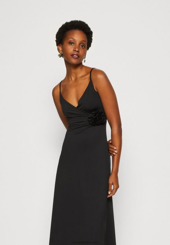 Z62T43 Women Anna Field Jersey Dress Black