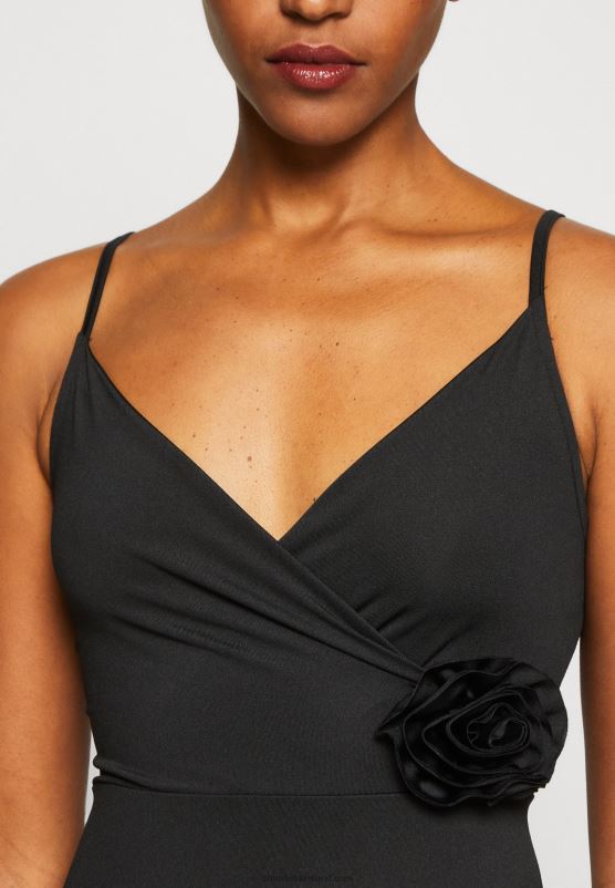 Z62T43 Women Anna Field Jersey Dress Black