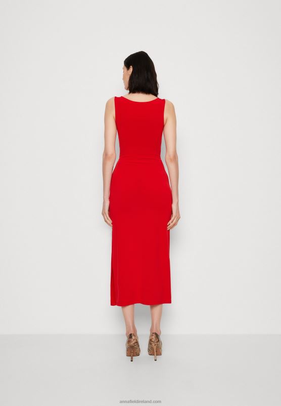 Z62T46 Women Anna Field Jersey Dress Red