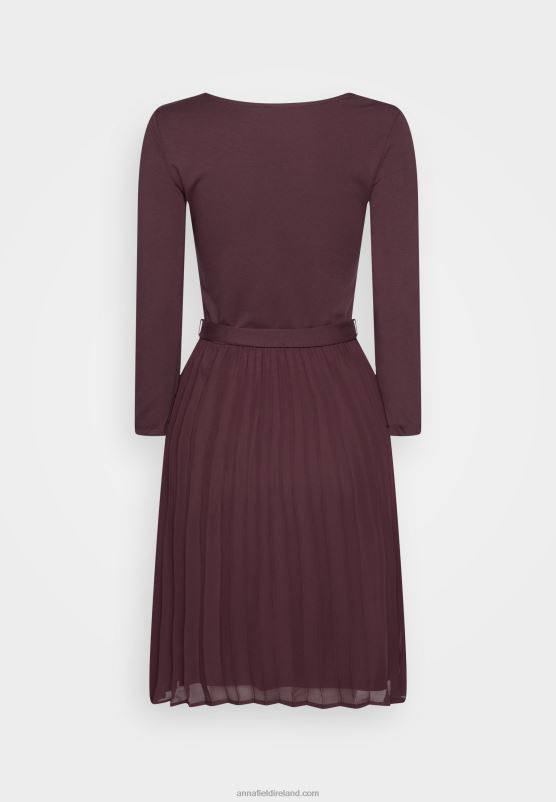 Z62T53 Women Anna Field Cocktail Dress Party Dress Purple