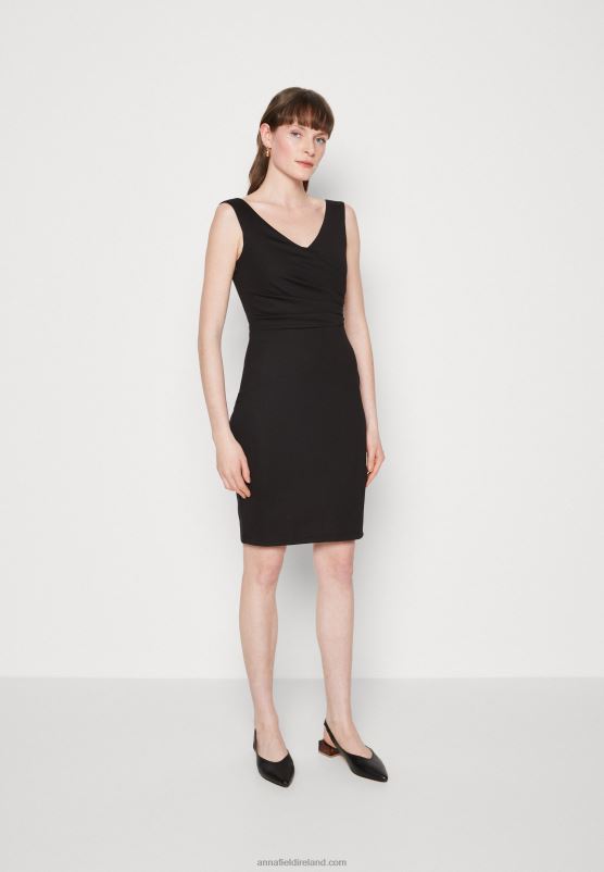 Z62T57 Women Anna Field Shift Dress Black