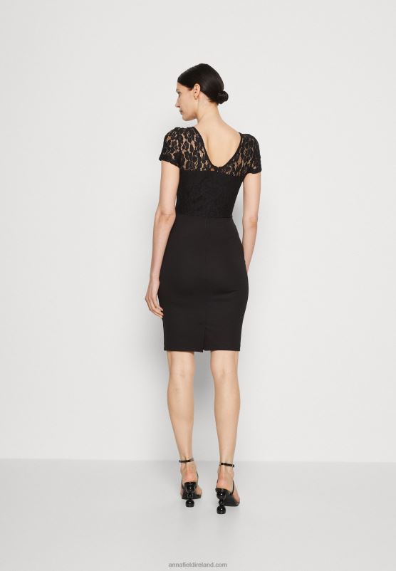 Z62T58 Women Anna Field Jersey Dress Black