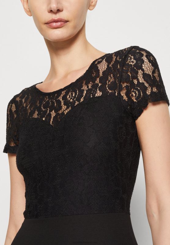 Z62T58 Women Anna Field Jersey Dress Black