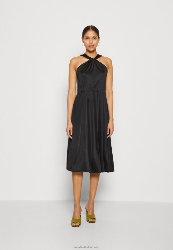 Z62T59 Women Anna Field Jersey Dress Black