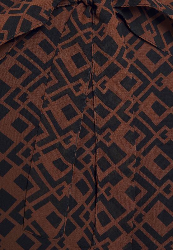 Z62T5 Women Anna Field Day Dress Black/Brown