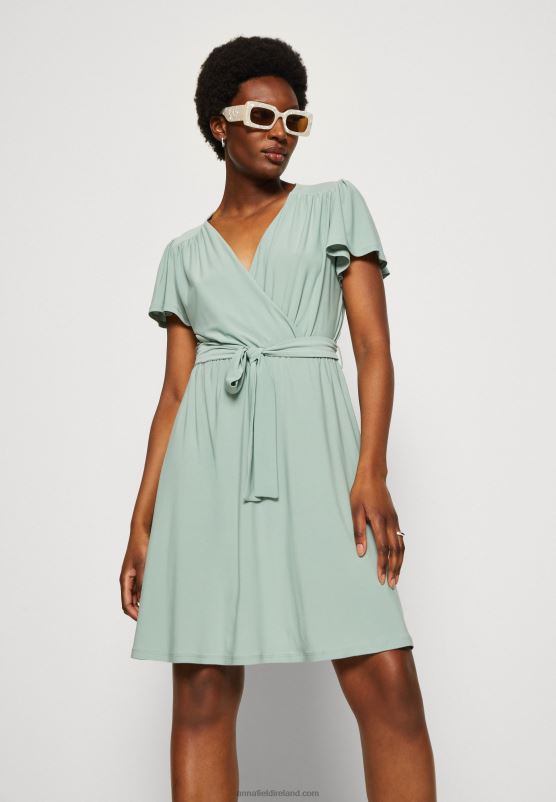 Z62T6 Women Anna Field Day Dress Green