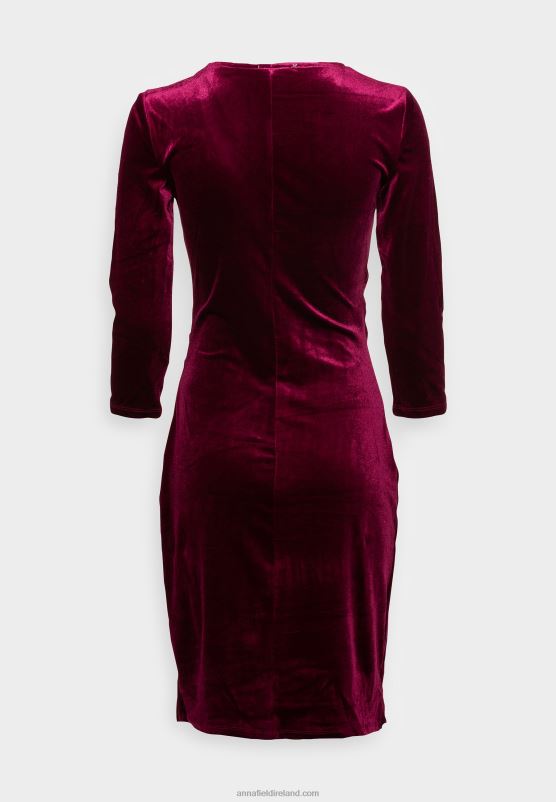Z62T73 Women Anna Field Cocktail Dress Party Dress Bordeaux