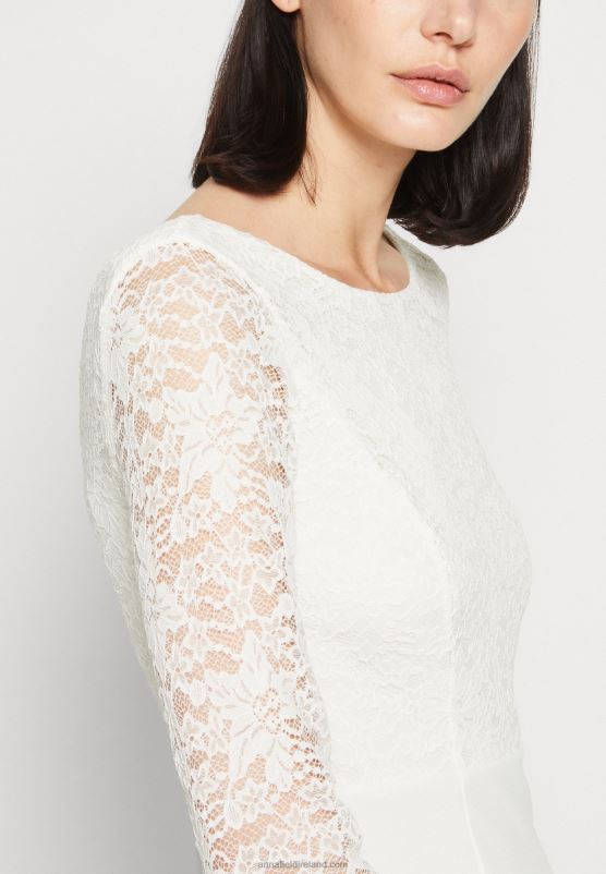 Z62T75 Women Anna Field Jersey Dress White