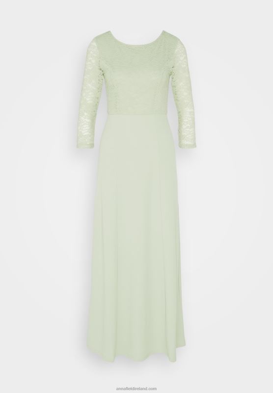 Z62T76 Women Anna Field Jersey Dress Light Green