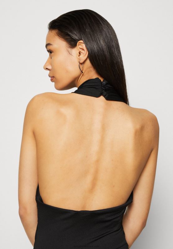 Z62T77 Women Anna Field Jersey Dress Black