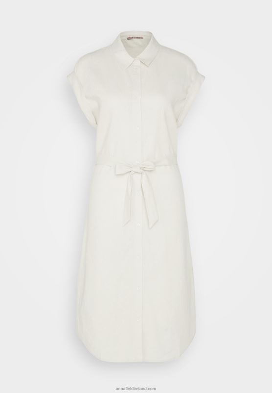 Z62T82 Women Anna Field Shirt Dress Beige