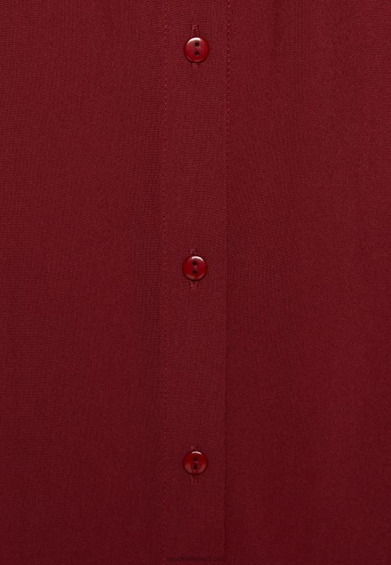 Z62T84 Women Anna Field Shirt Dress Dark Red