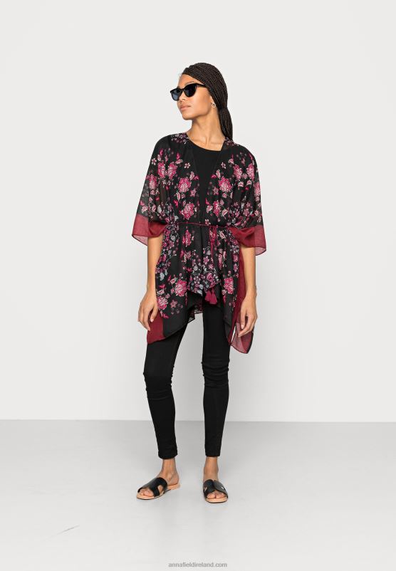 Z62T709 Women Anna Field Summer Jacket Black/Blue/Red