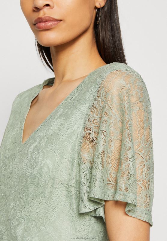 Z62T871 Women Anna Field Jumpsuit Light Green/Black