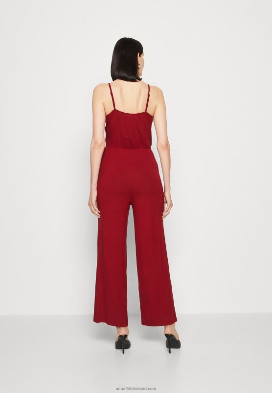 Z62T882 Women Anna Field Jumpsuit Dark Red