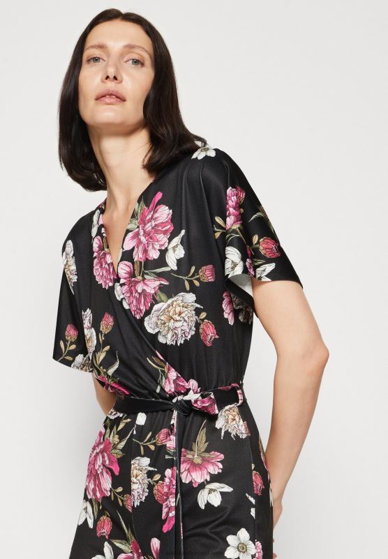 Z62T888 Women Anna Field Jumpsuit Black/Multi-Coloured