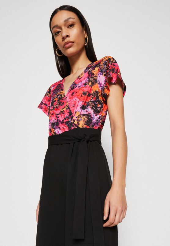 Z62T894 Women Anna Field Jumpsuit Pink/Black