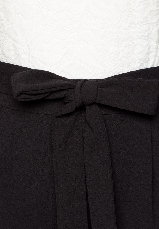 Z62T901 Women Anna Field Jumpsuit White/Black