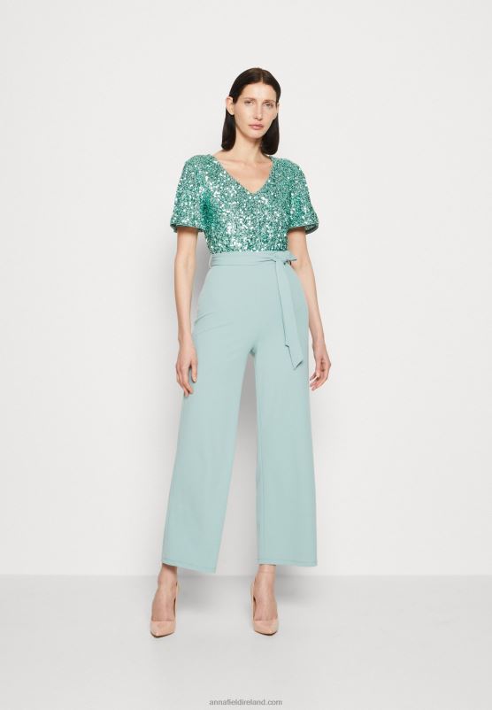 Z62T904 Women Anna Field Jumpsuit Light Green