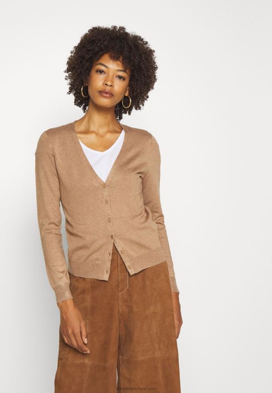 Z62T818 Women Anna Field Cardigan Camel
