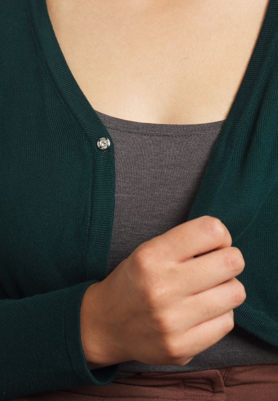 Z62T830 Women Anna Field Cardigan Dark Green