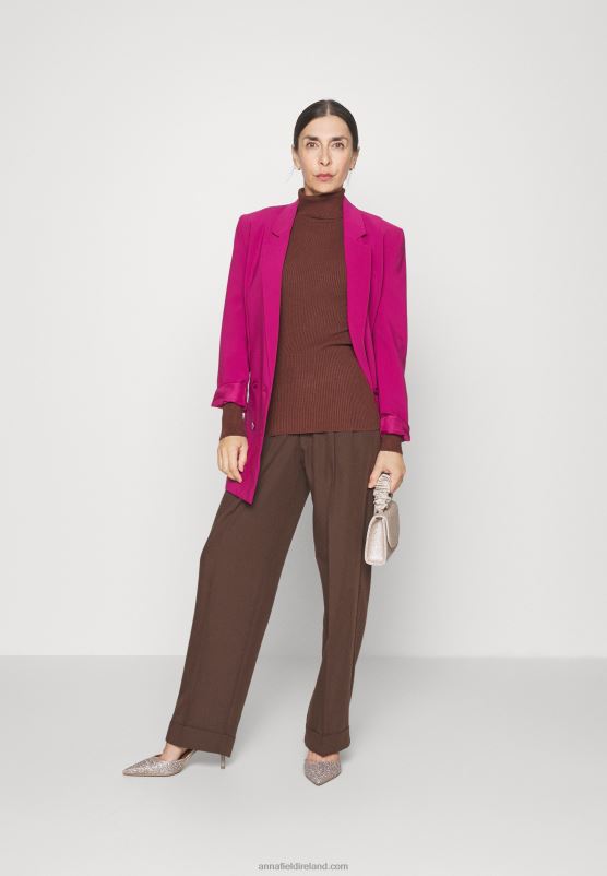 Z62T837 Women Anna Field Jumper Dark Brown