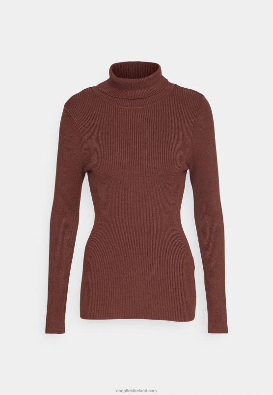Z62T837 Women Anna Field Jumper Dark Brown