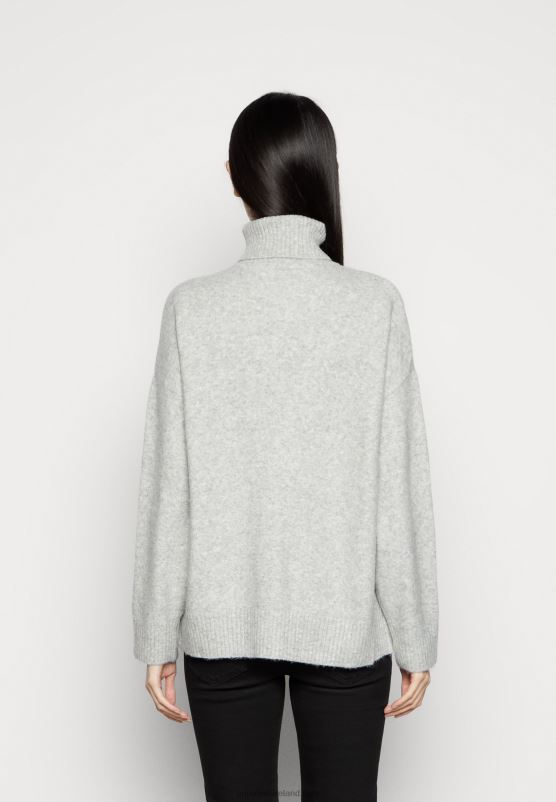Z62T849 Women Anna Field Jumper 112 Mottled Grey