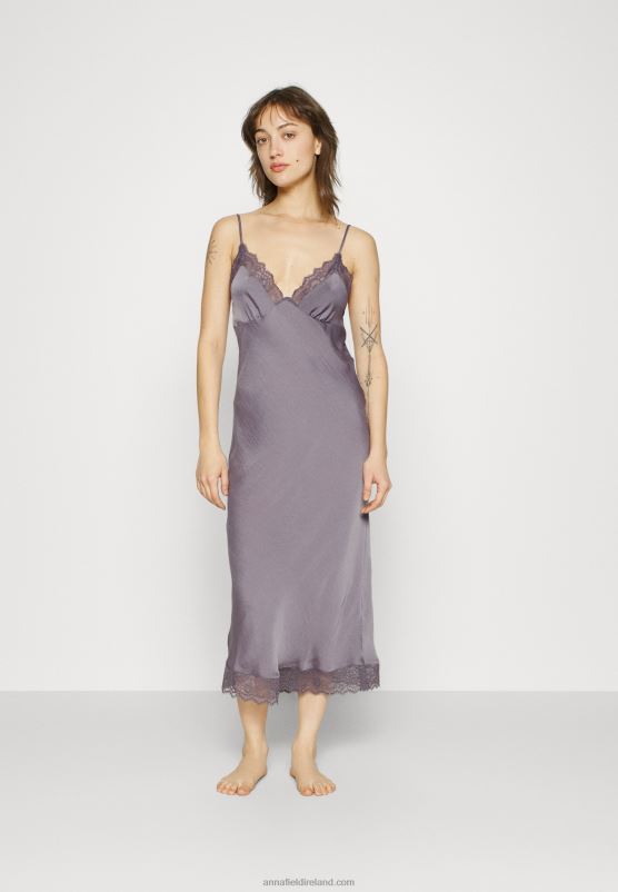 Z62T1045 Women Anna Field Nightie Grey
