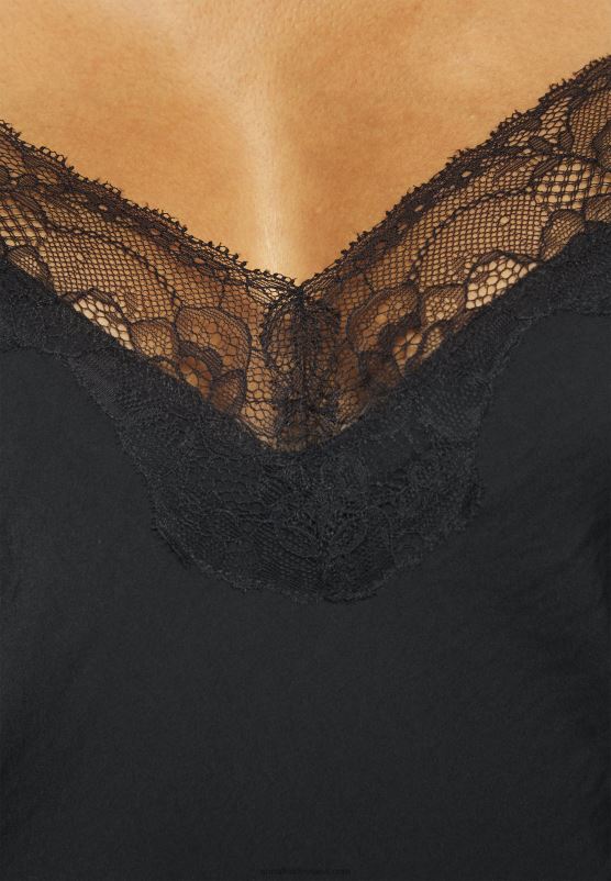 Z62T1050 Women Anna Field Hammered Satin Nightie Nightie Black