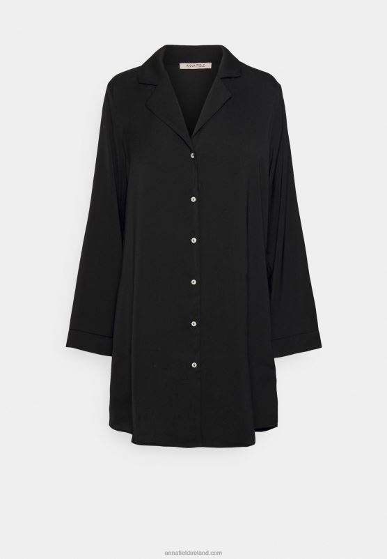 Z62T1055 Women Anna Field Nightie Black