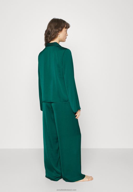 Z62T1064 Women Anna Field Gift Box Pj Set Pyjamas Green