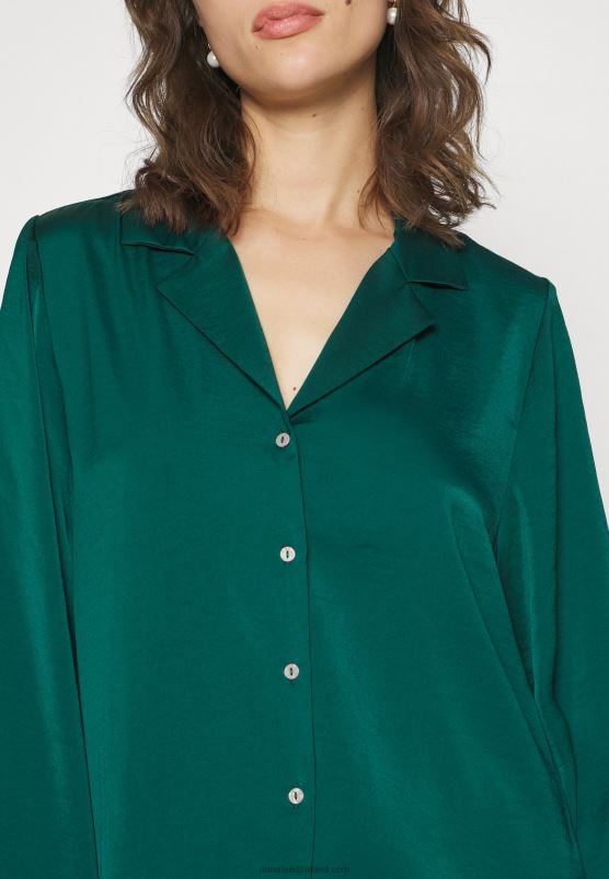 Z62T1064 Women Anna Field Gift Box Pj Set Pyjamas Green