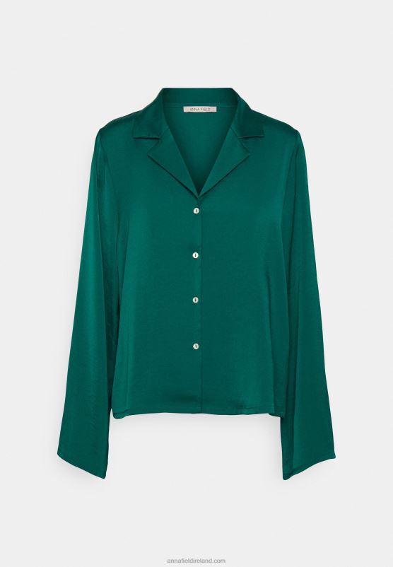 Z62T1064 Women Anna Field Gift Box Pj Set Pyjamas Green