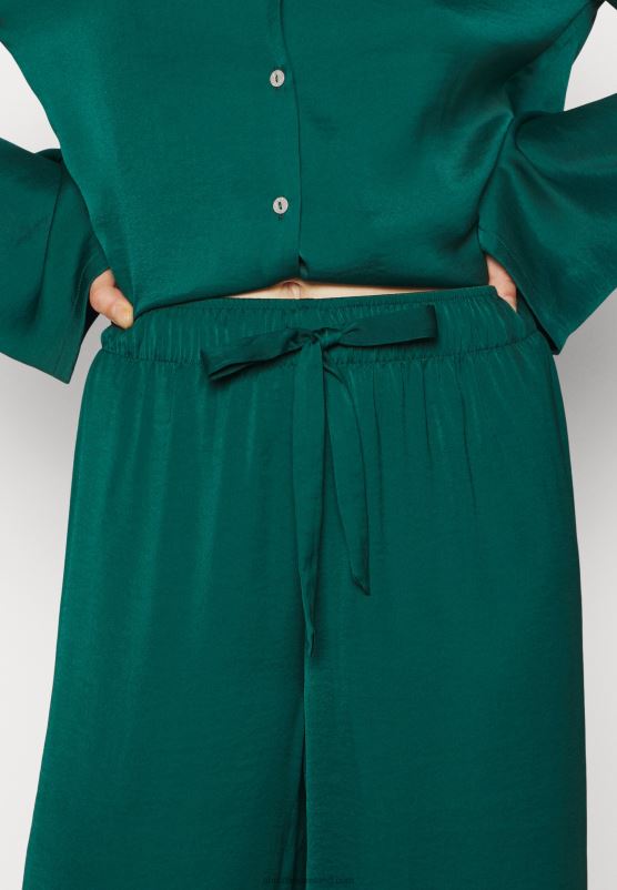 Z62T1064 Women Anna Field Gift Box Pj Set Pyjamas Green