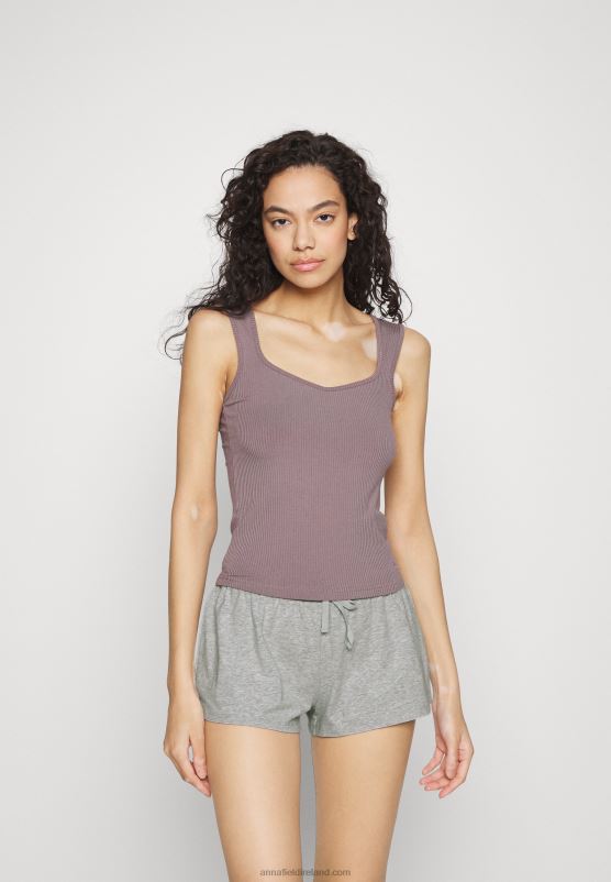 Z62T1069 Women Anna Field Short 2 Pack Pyjama Bottoms Blue