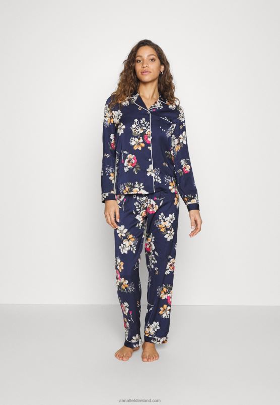 Z62T1070 Women Anna Field Set Pyjamas Dark Blue