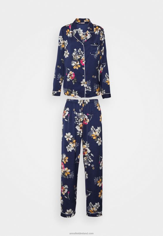 Z62T1070 Women Anna Field Set Pyjamas Dark Blue