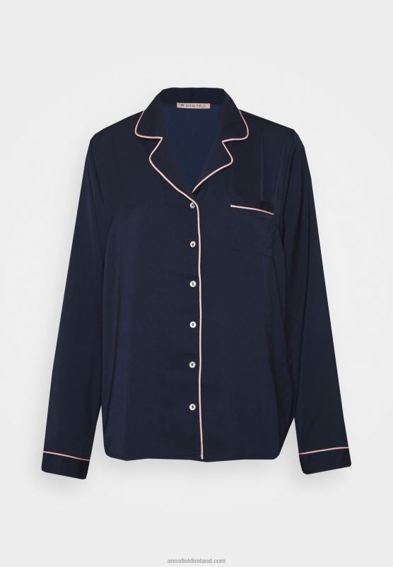 Z62T1074 Women Anna Field Pyjama Set Dark Blue