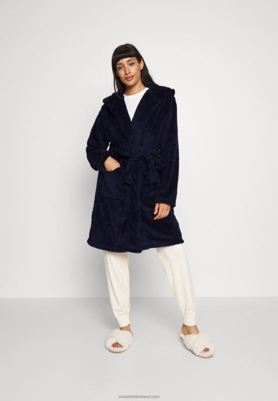 Z62T1077 Women Anna Field Dressing Gown Blue
