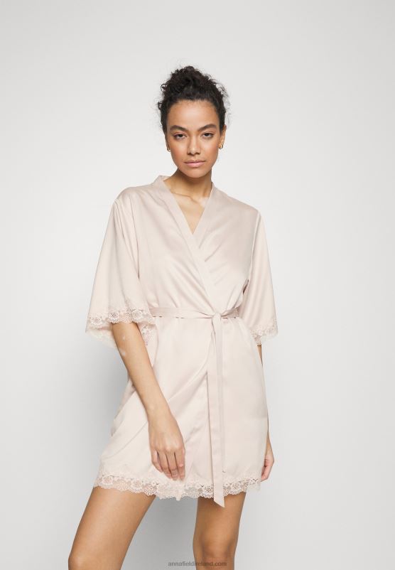 Z62T1078 Women Anna Field Dressing Gown Off-White