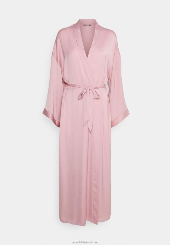 Z62T1080 Women Anna Field Bridal Dressing Gown Dressing Gown Pink
