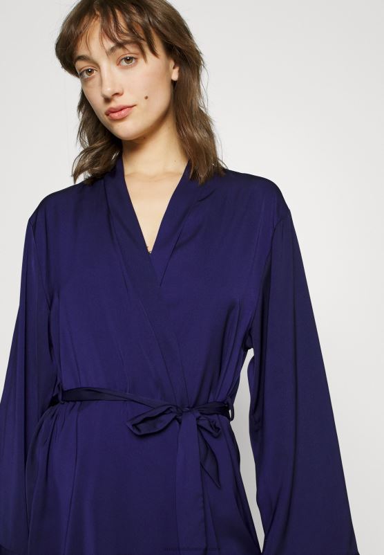 Z62T1089 Women Anna Field Dressing Gown Blue