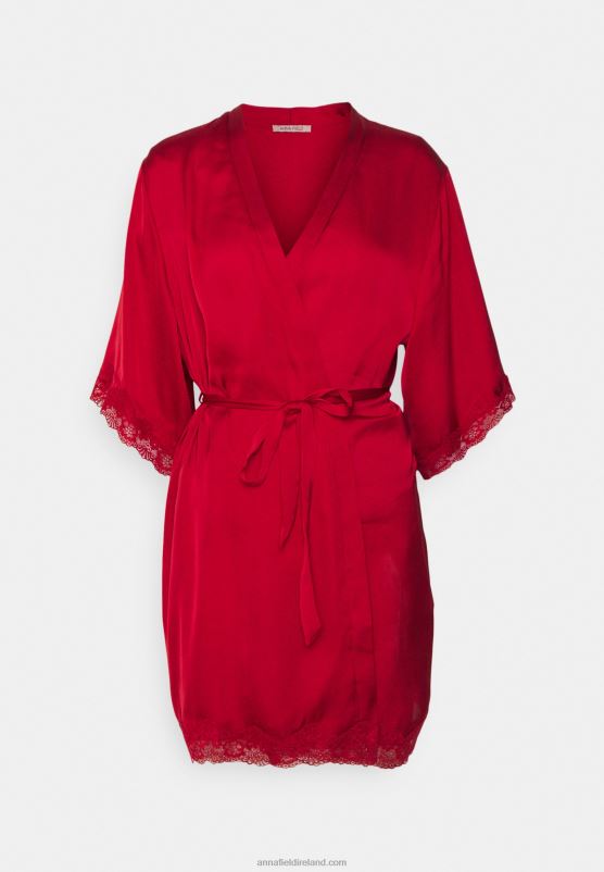 Z62T1092 Women Anna Field Dressing Gown Red