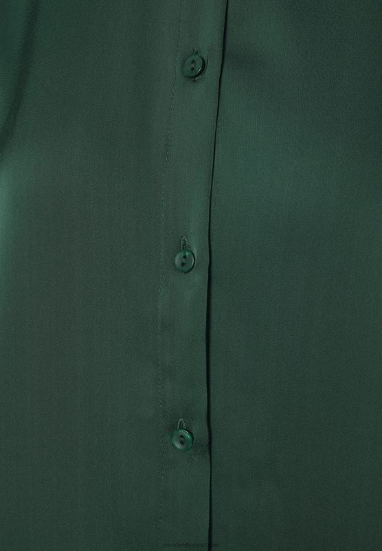 Z62T670 Women Anna Field Button-Down Blouse Green