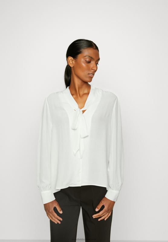 Z62T673 Women Anna Field Button-Down Blouse Off White