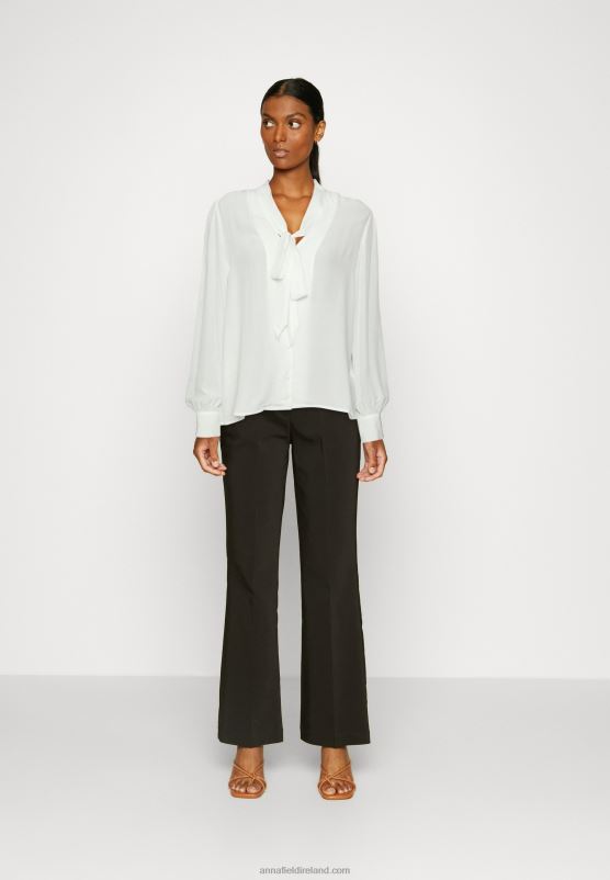 Z62T673 Women Anna Field Button-Down Blouse Off White