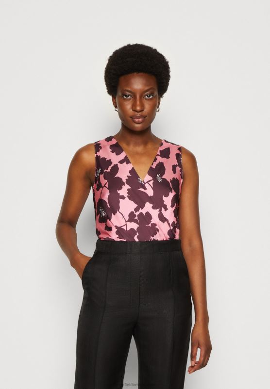 Z62T688 Women Anna Field Blouse Pink/Multi Coloured