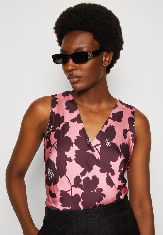 Z62T688 Women Anna Field Blouse Pink/Multi Coloured