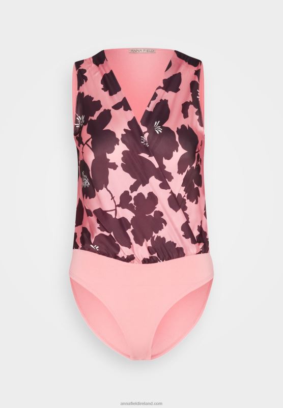 Z62T688 Women Anna Field Blouse Pink/Multi Coloured